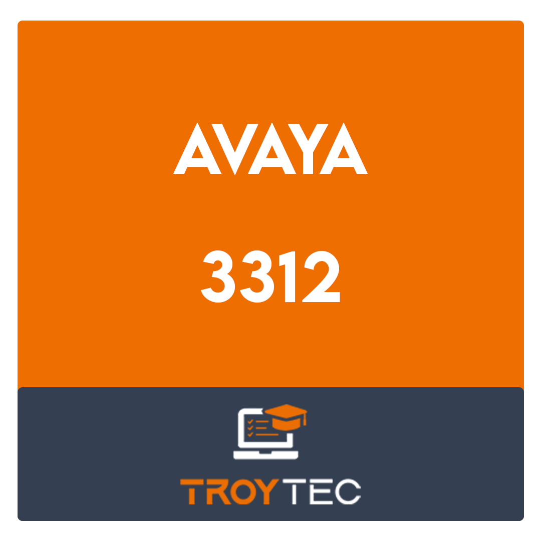 3312-Avaya Aura Contact Center Administration Exam