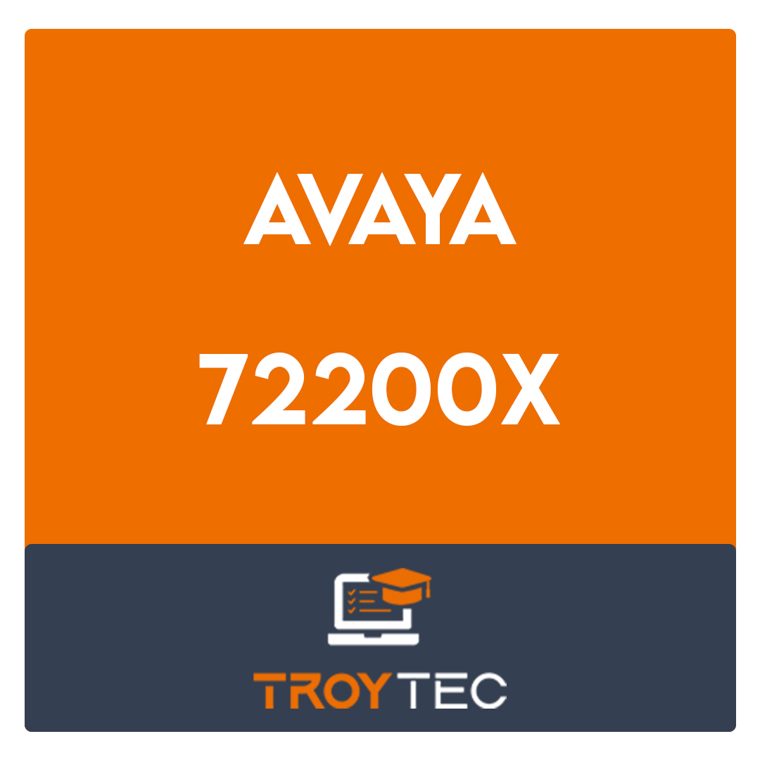 72200X-Avaya AuraÂ® Core Components Support Exam
