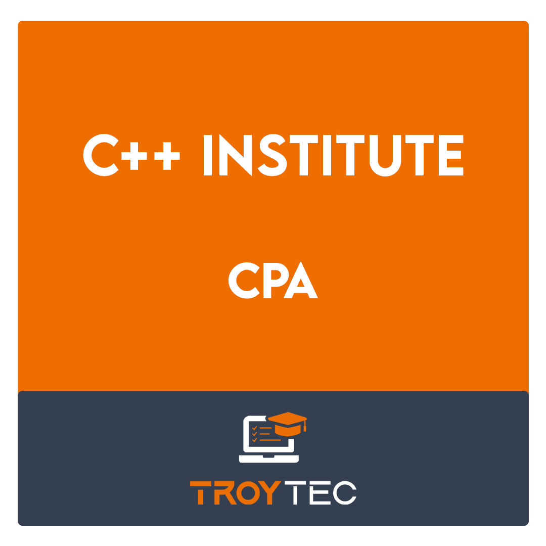 CPA-CPA - C++ Certified Associate Programmer Exam