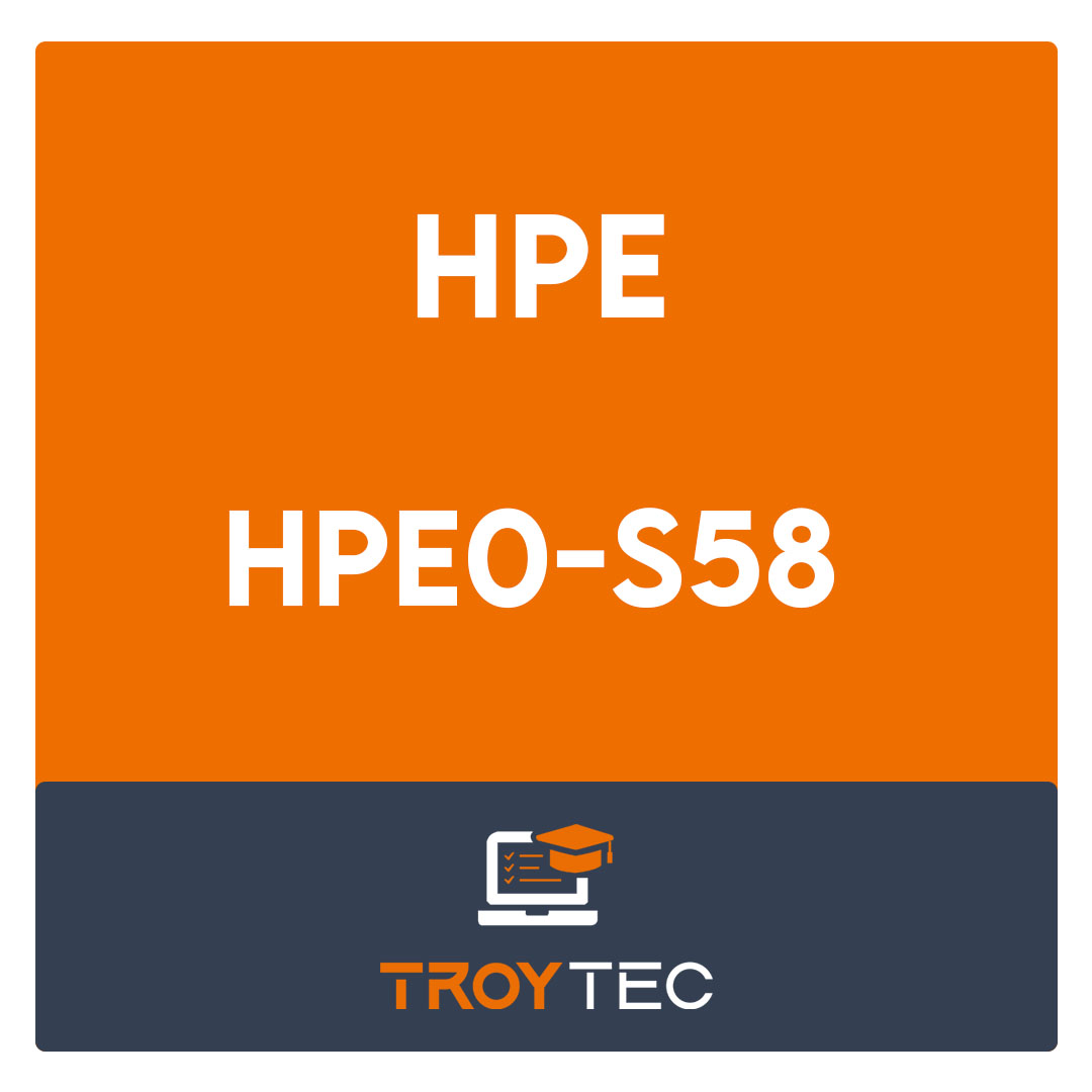 HPE0-S58-Implementing HPE Composable Infrastructure Solutions Exam