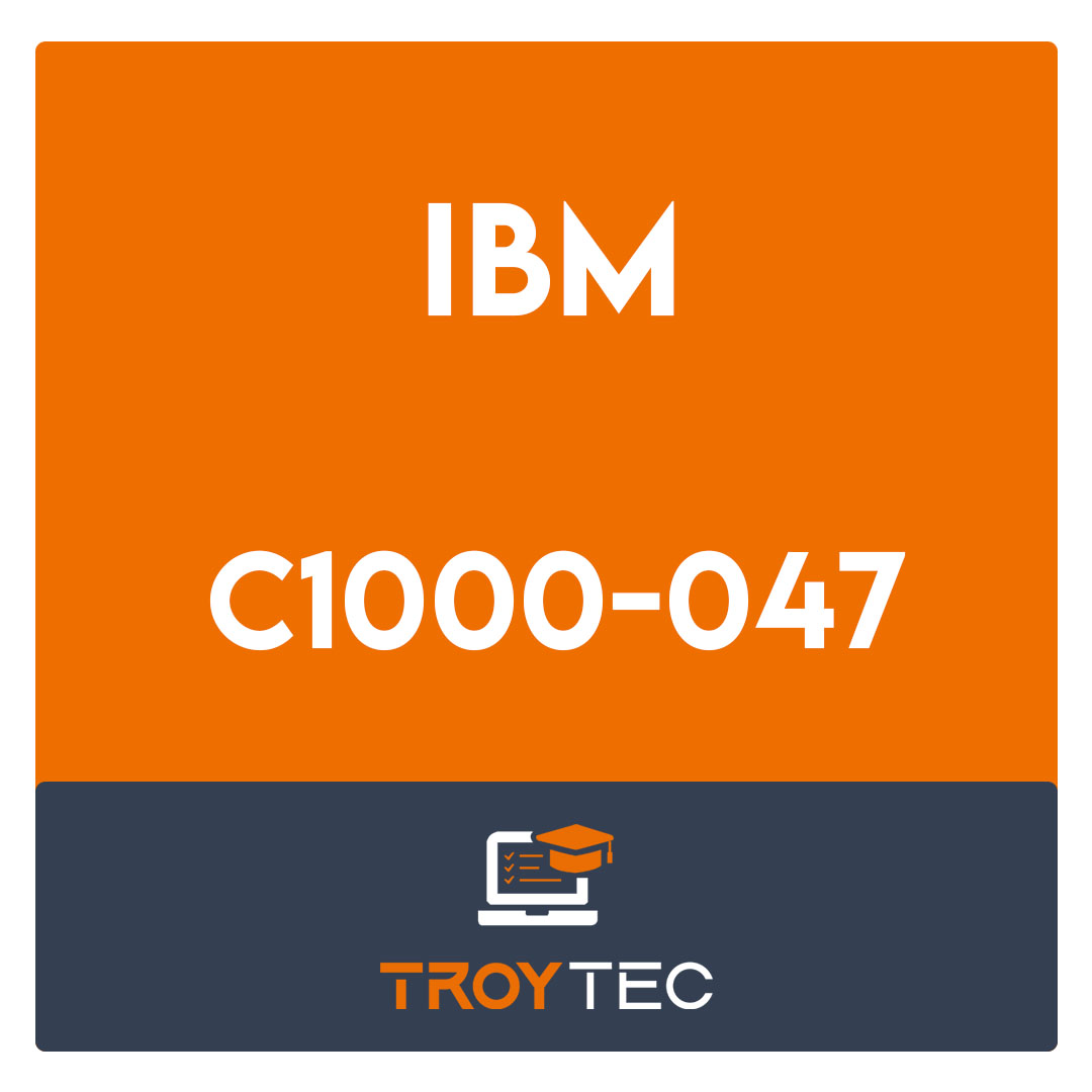 C1000-047-IBM Watson IoT Maximo Solutions Architect V1 Exam