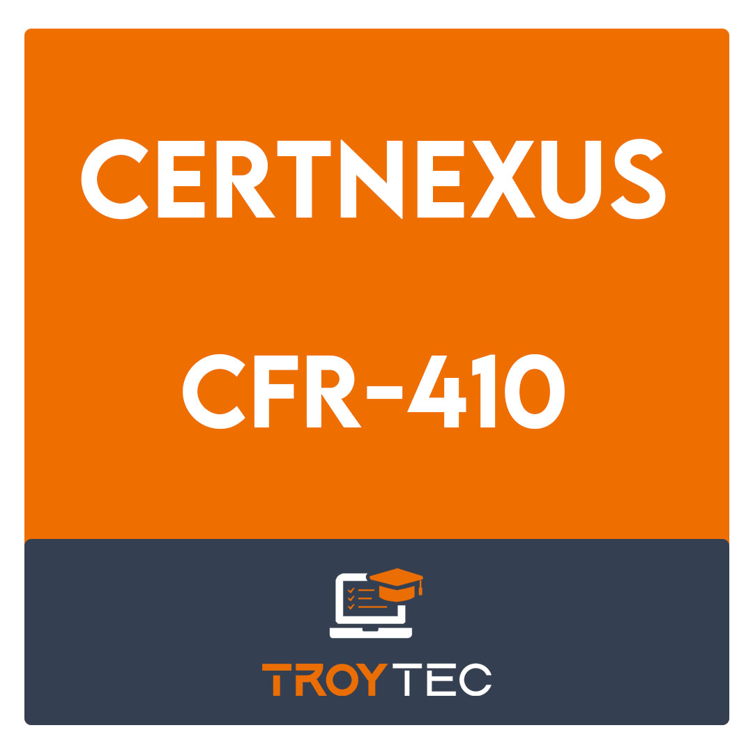 CFR-410-CyberSec First Responder Exam