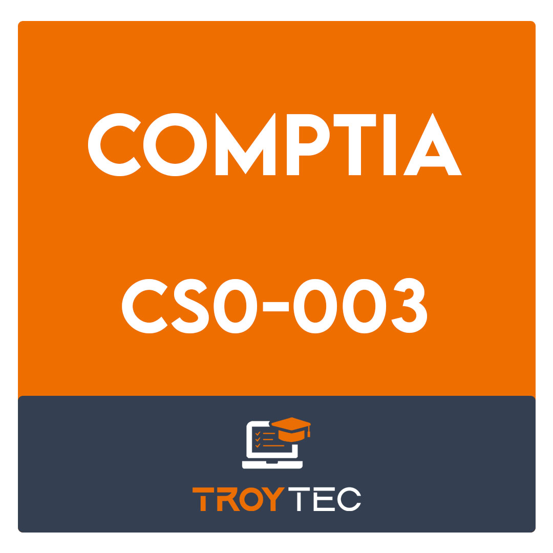 CS0-003-CompTIA Cybersecurity Analyst (CySA+) Exam