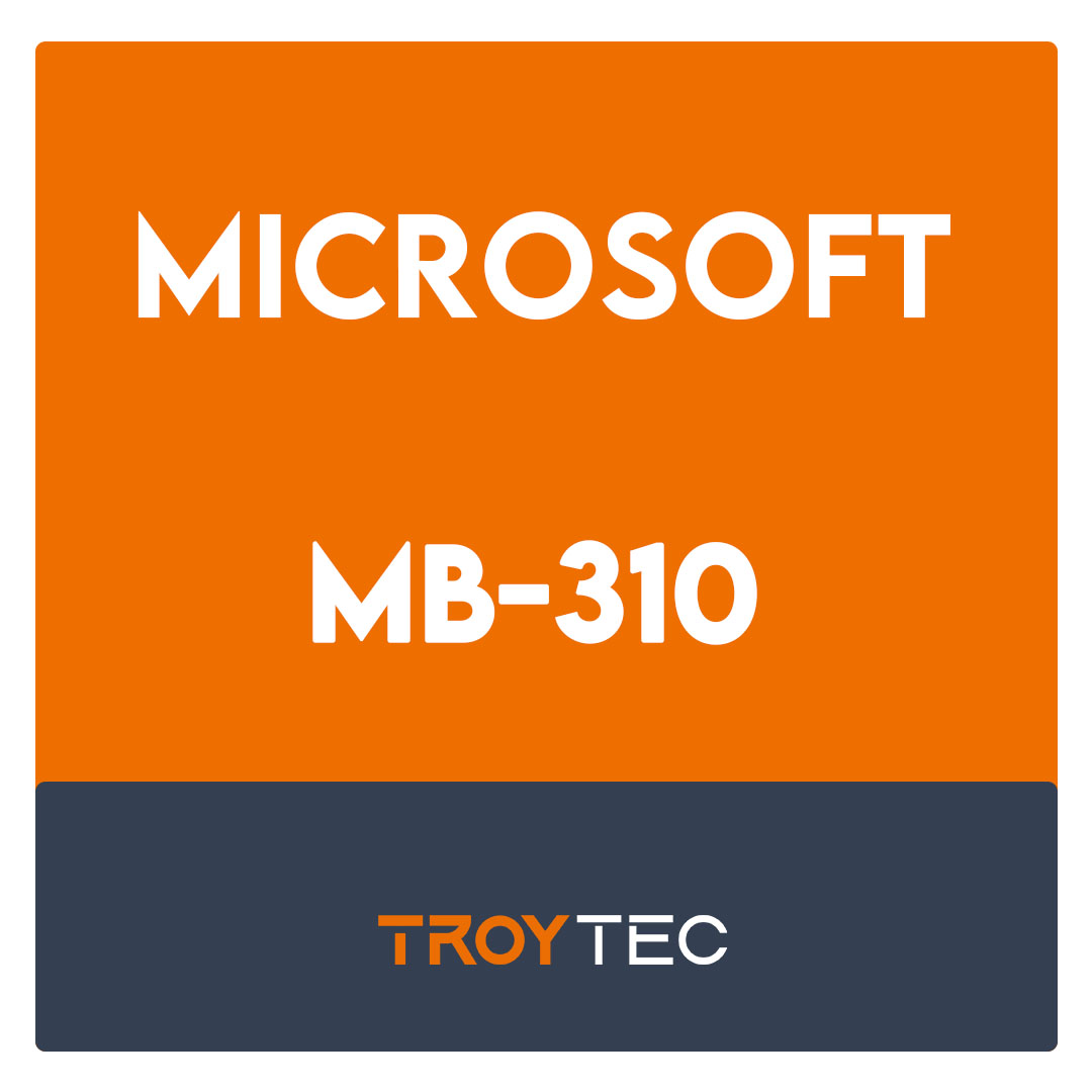 MB-310-Microsoft Dynamics 365 Finance Exam