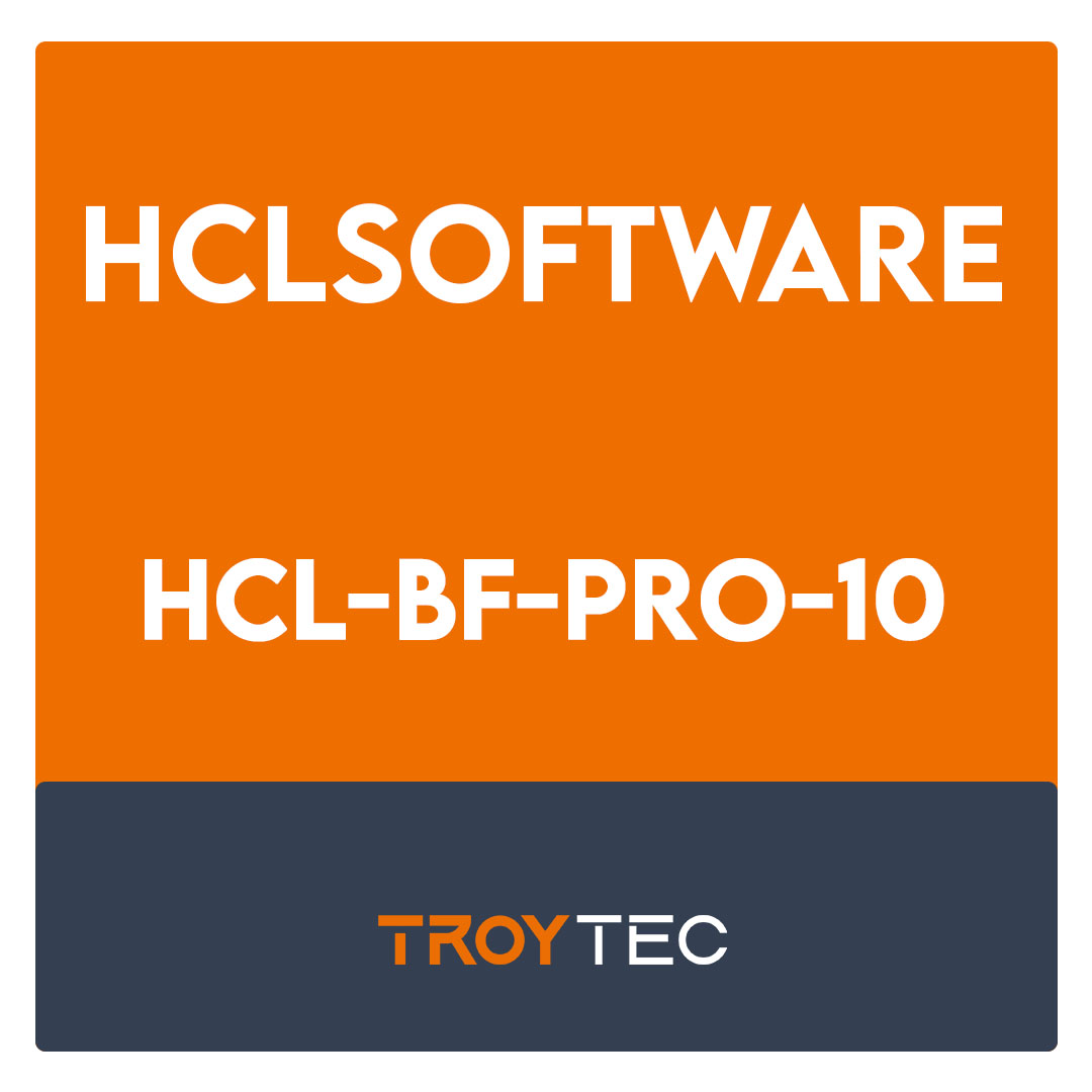 HCL-BF-PRO-10-HCL Software Certified Professional – BigFix Platform 10 Exam