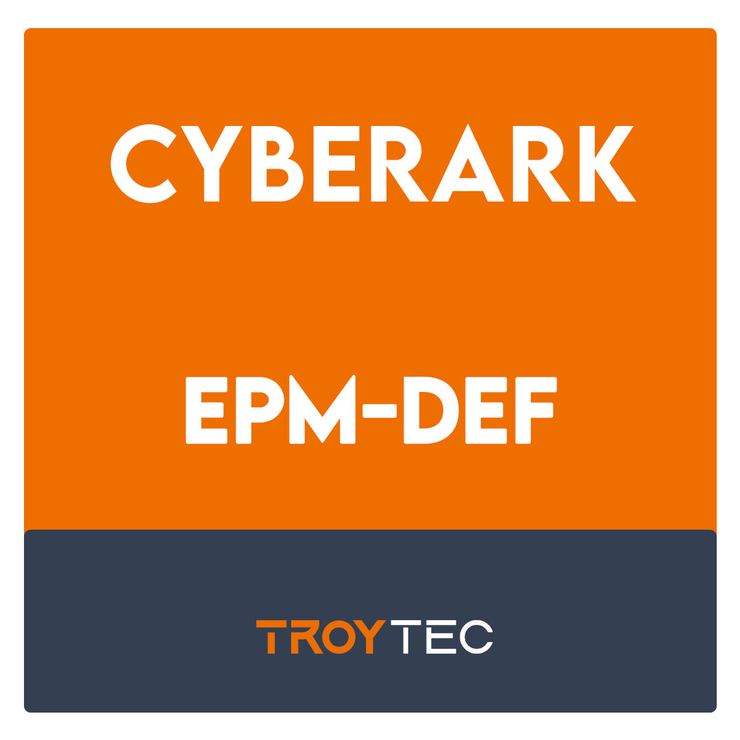 EPM-DEF-CyberArk Defender - EPM Exam