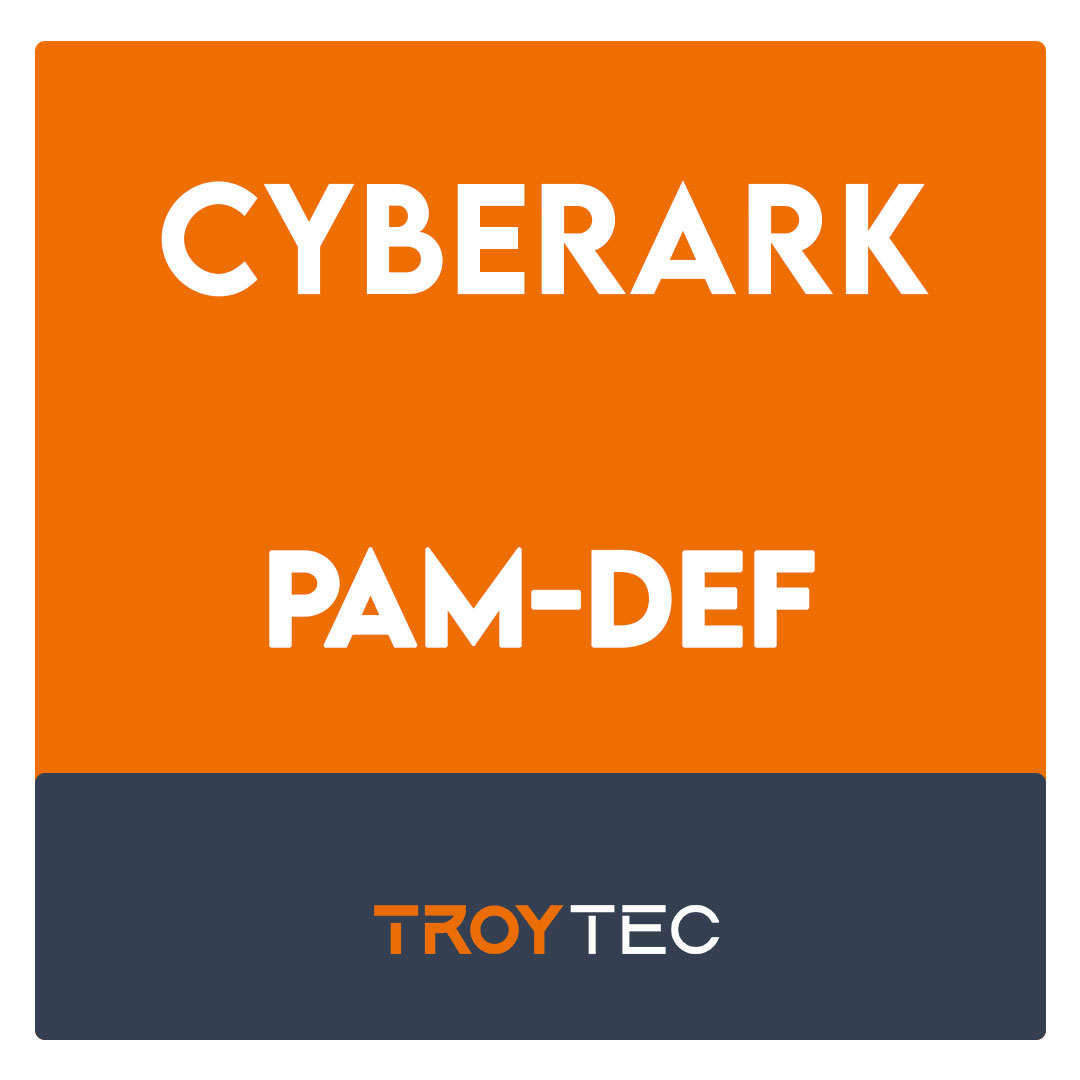 PAM-DEF-CyberArk Defender – PAM Exam