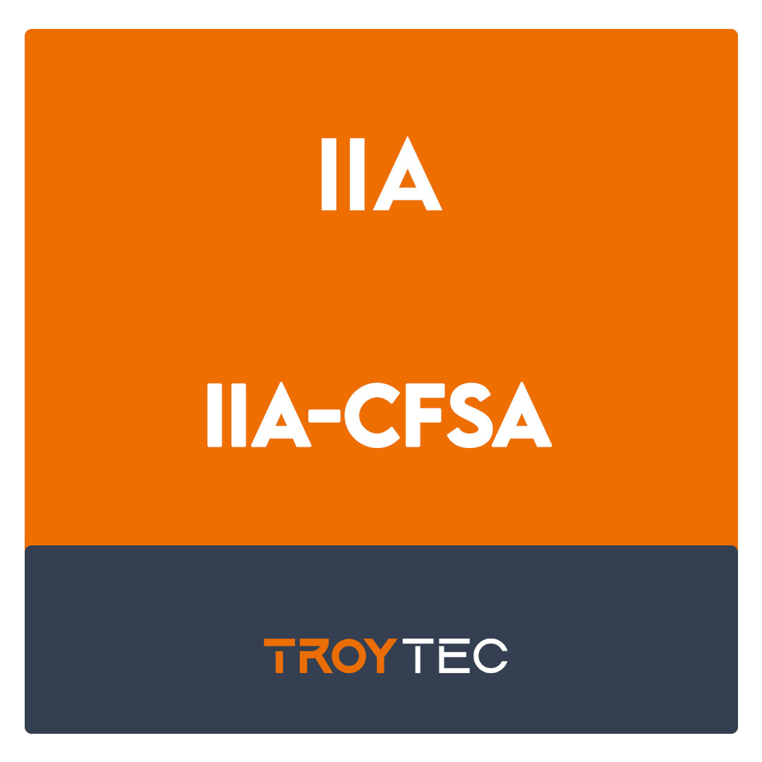 IIA-CFSA-Certified Financial Services Auditor Exam