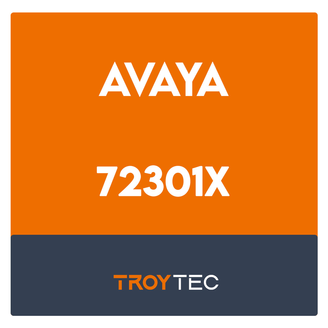 72301X-Avaya Aura® Communication Applications Support Certified Exam