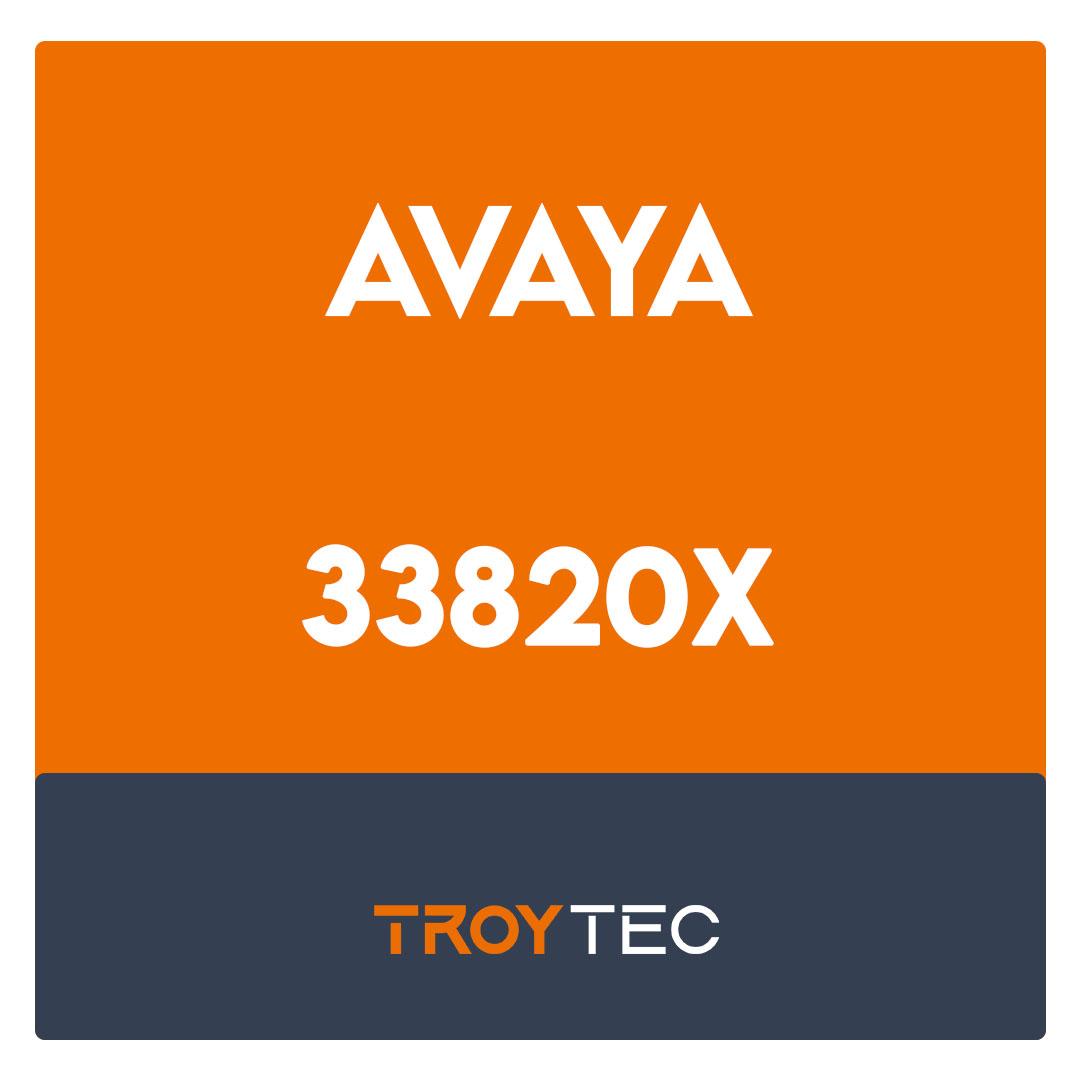 33820X-Avaya Aura® Call Center Elite & Elite Multichannel Solution Design Exam