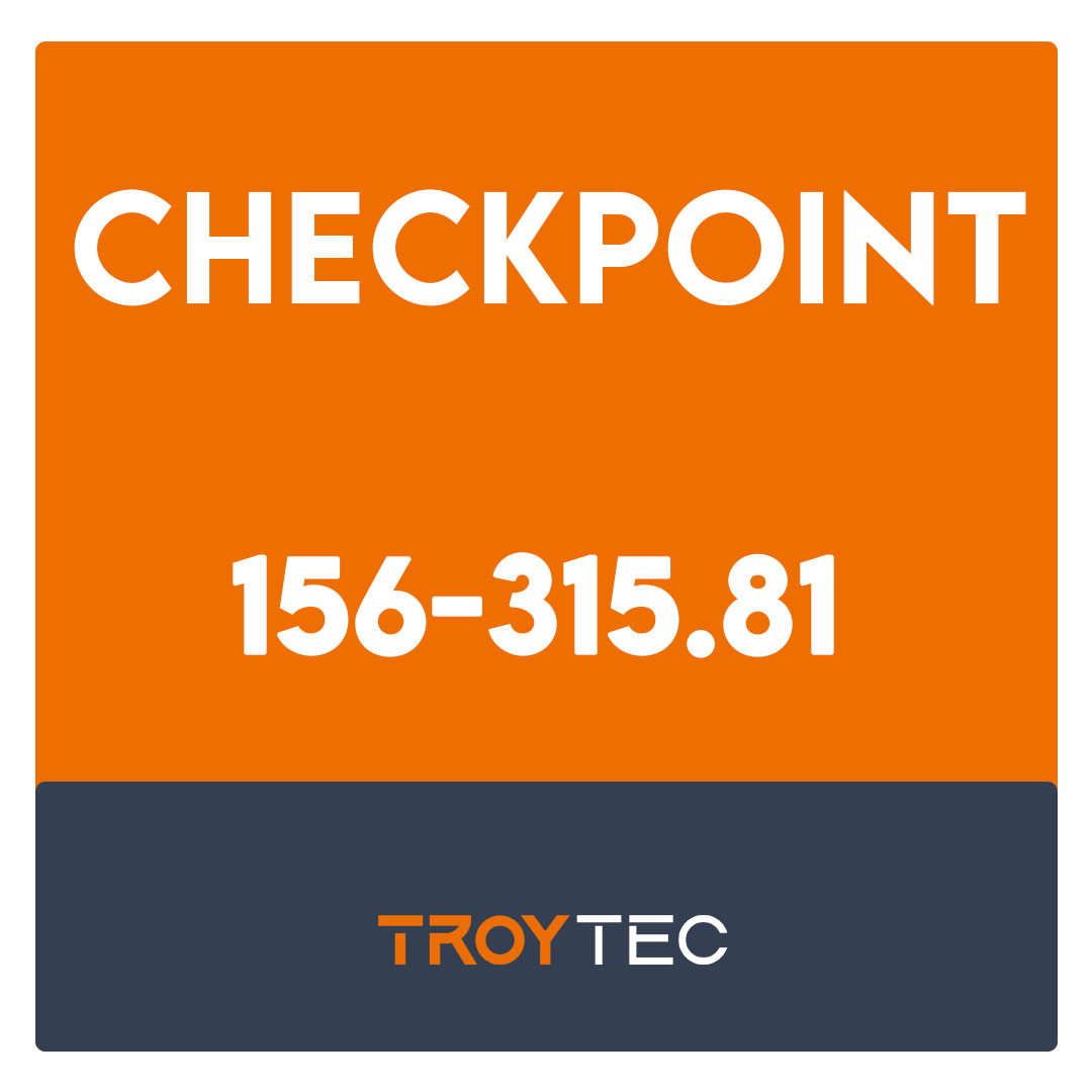 156-315.81-CheckPoint Check Point Certified Security Expert R81 Exam