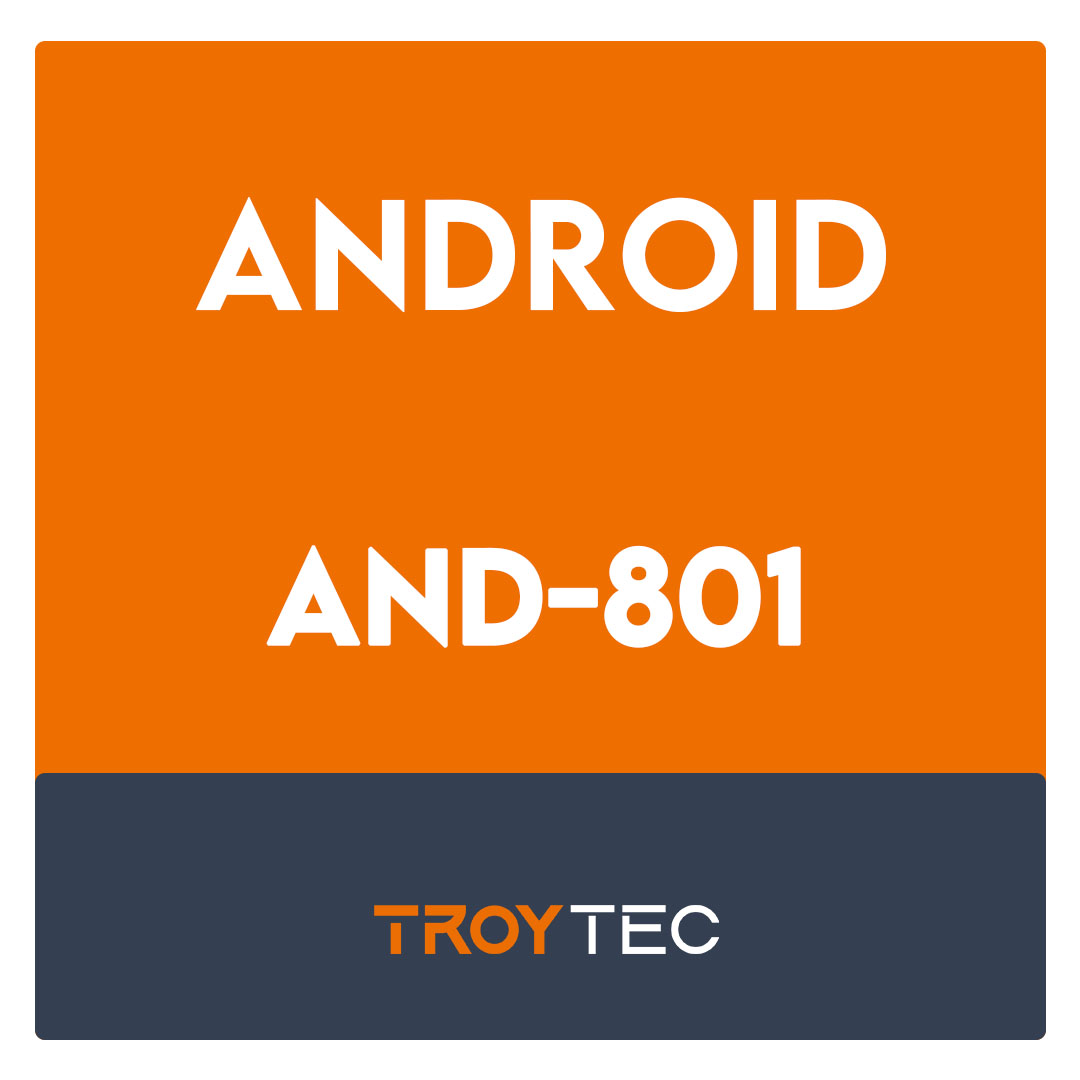 AND-801-Android Application Development v8 Exam