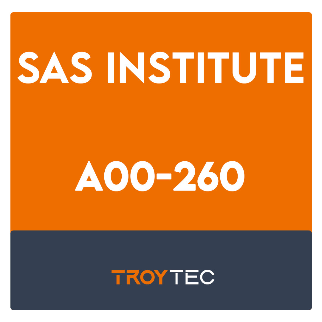 A00-260-SAS Data Integration Development Exam