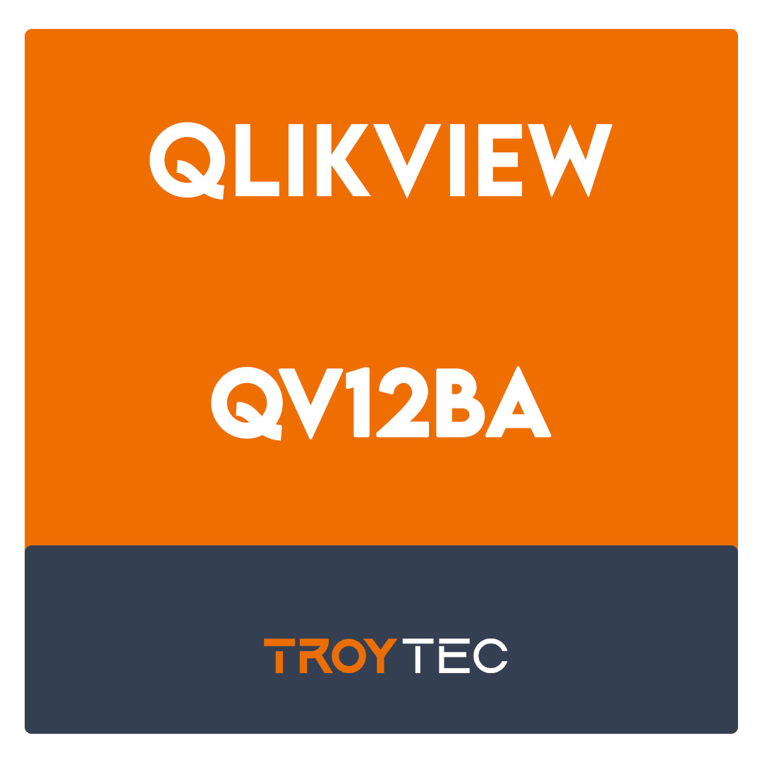 QV12BA-QlikView 12 Business Analyst Certification Exam