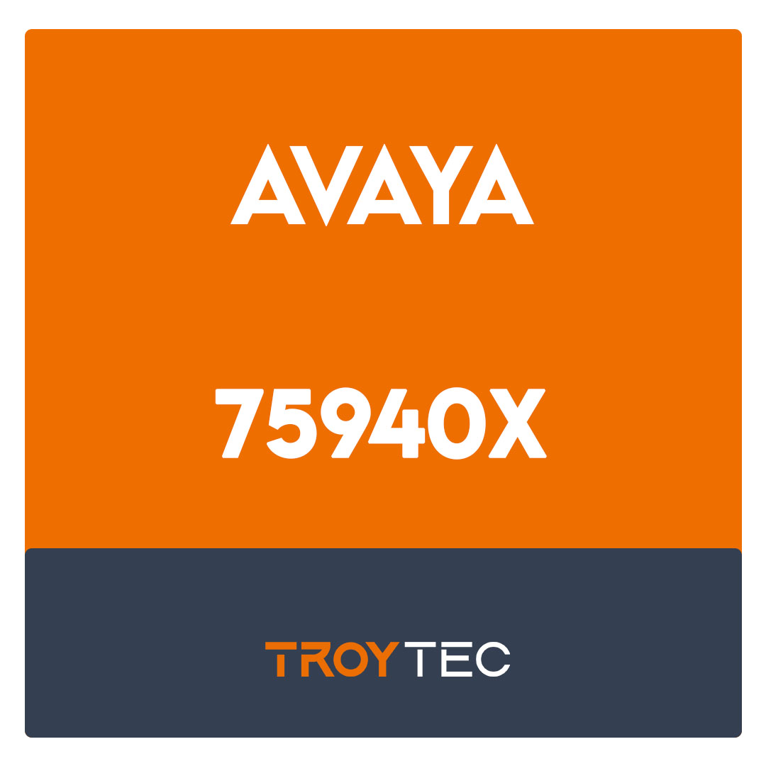 75940X-Avaya Converged Platform Integration Exam
