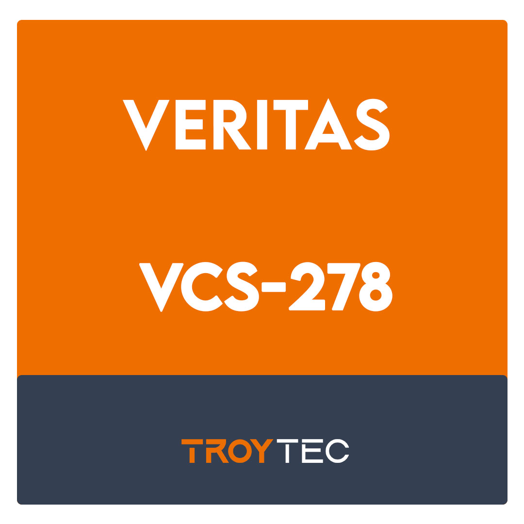 VCS-278-Administration of Veritas NetBackup 8.1.2 Exam
